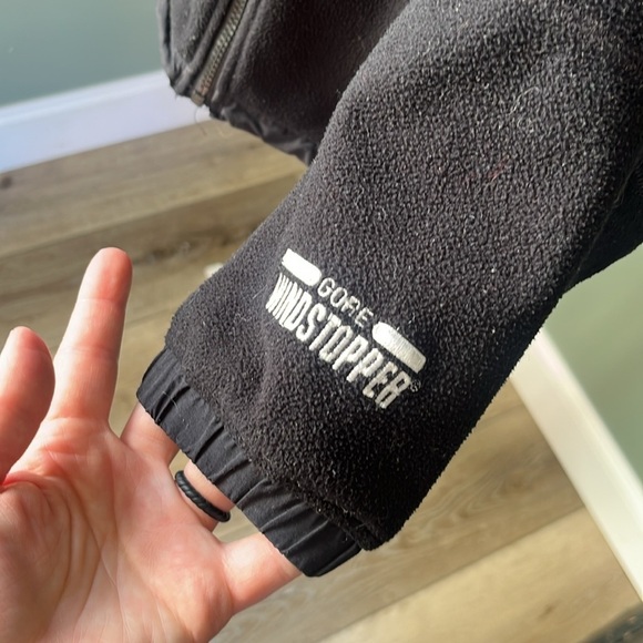 The North Face Gore Windstopper Fleece Jacket Black Zip Up - Picture 4 of 11